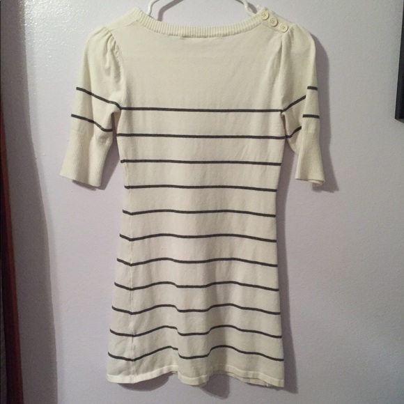 Striped Small Sweater Dress Tunic - Picture 4 of 6